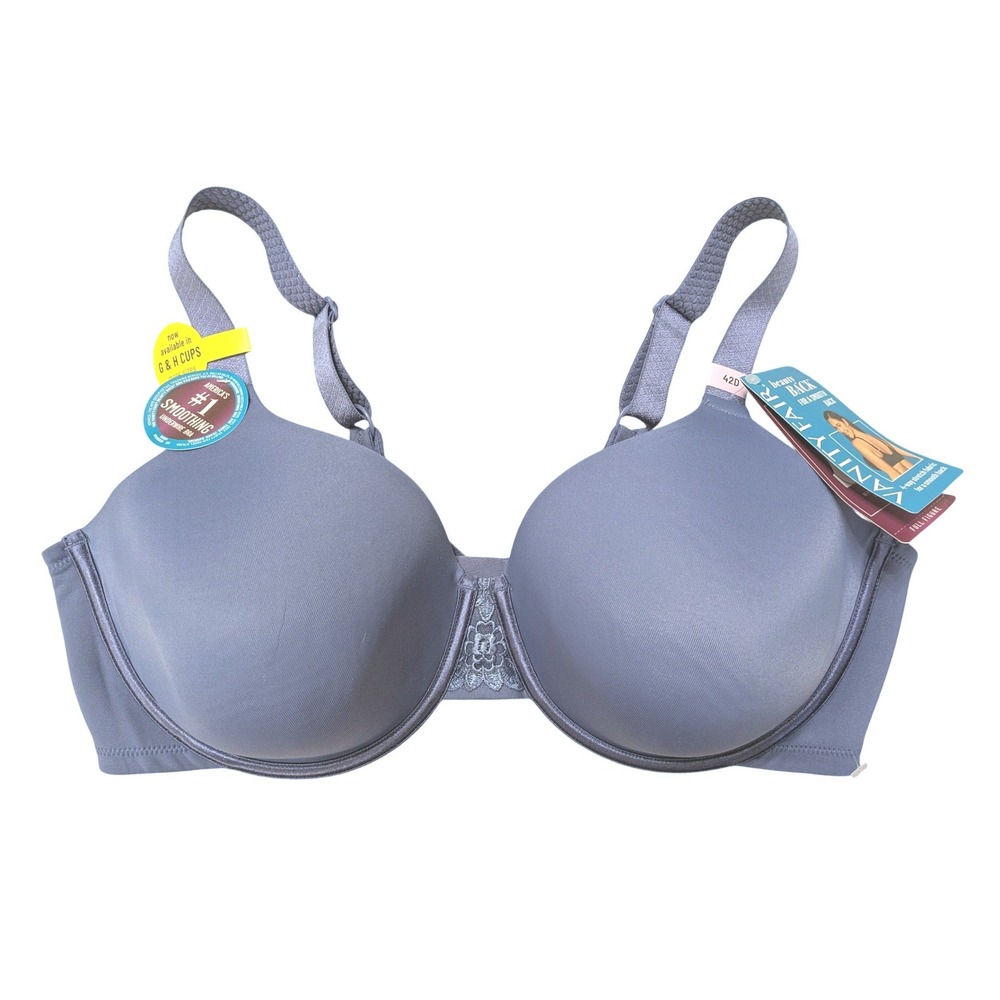 Vanity Fair Beauty Back Smoothing Underwire Bra 42D Blue Harbor 76380 NEW